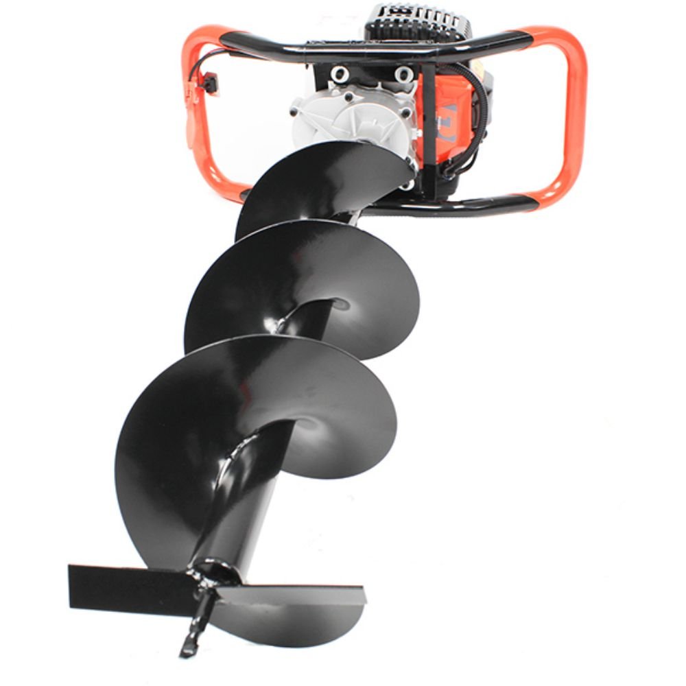 Motor gasoline drill for soil VIKI engine 52SS and Drilling 150 mm