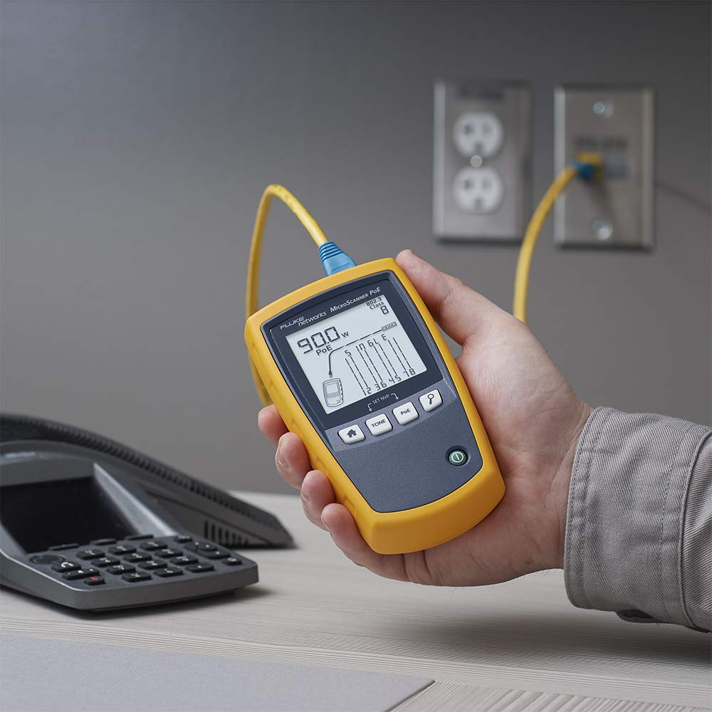 Fluke Networks MS-POE MicroScanner POE Cable Verifier