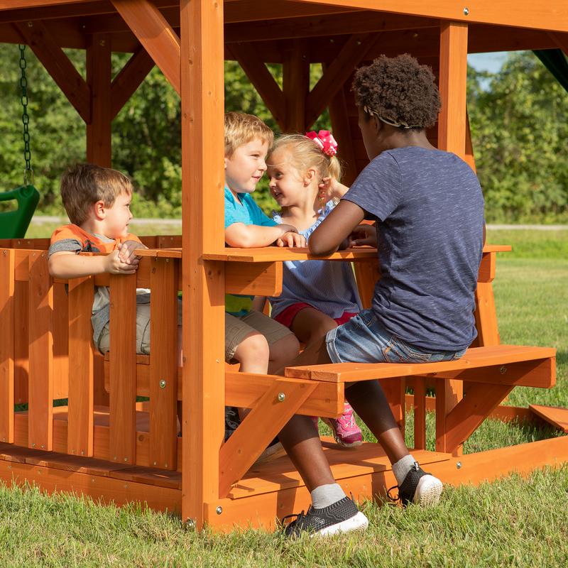 Skyfort II Wooden Swing Set