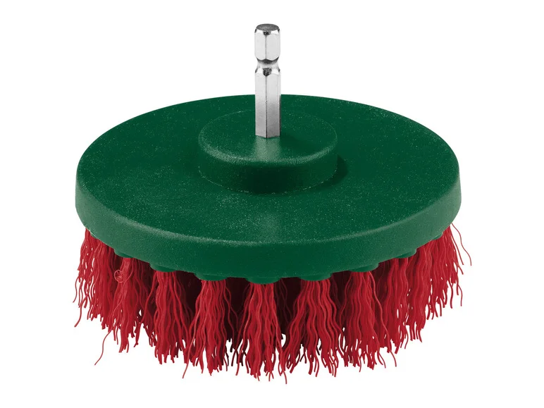 PARKSIDE Set d'embouts à brosse et de tampons abrasifs, 14 pièces