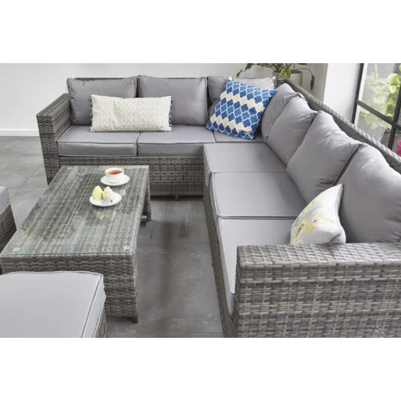 Ambrose 8 - Person Seating Group with Cushions