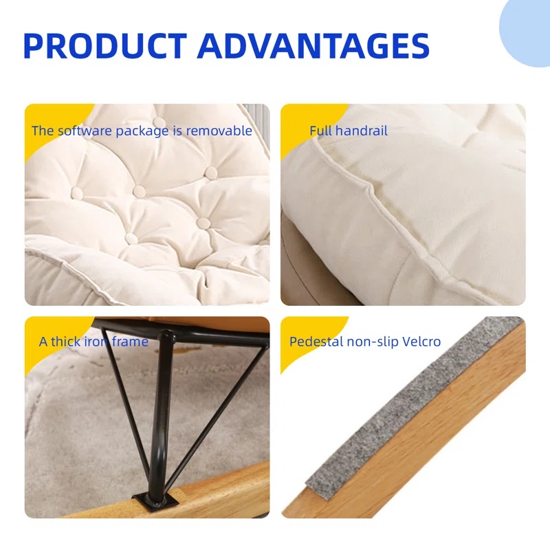 Alvesta Upholstered Rocking Chair