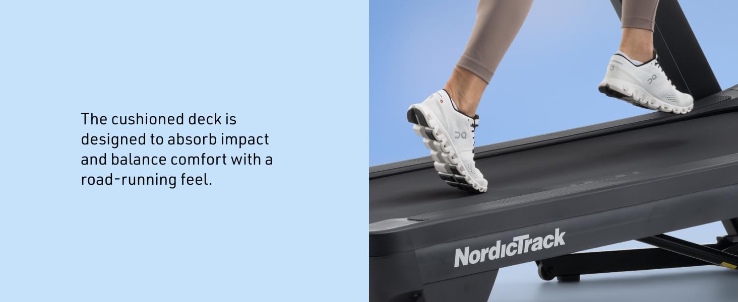 NordicTrack Commercial Series 1250, 1750, 2450: Expertly Engineered Foldable Treadmill, Treadmills for Home Use, Walking Treadmill with Incline, Superior Interactive Training Experience