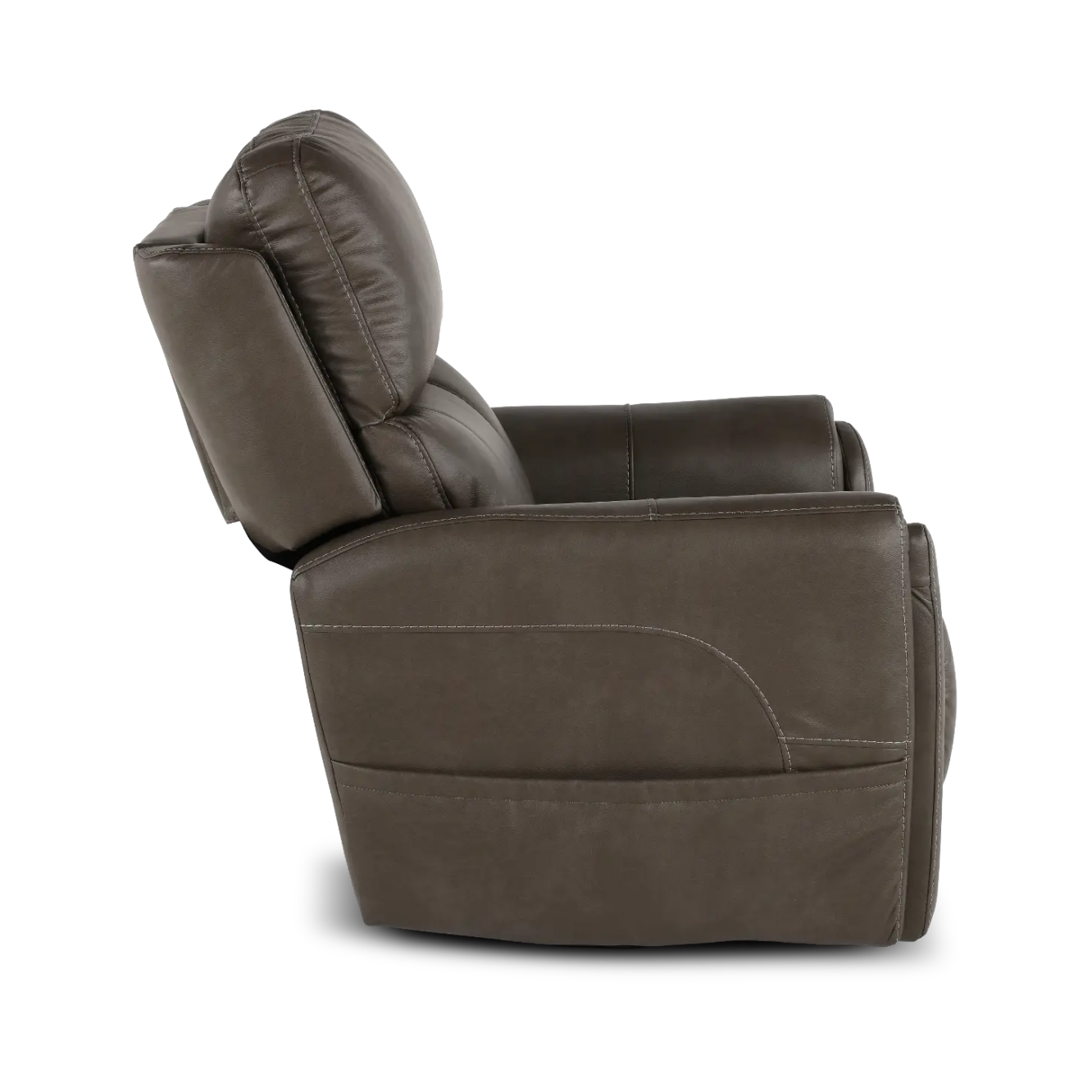 Gray Power Recliner with Massage