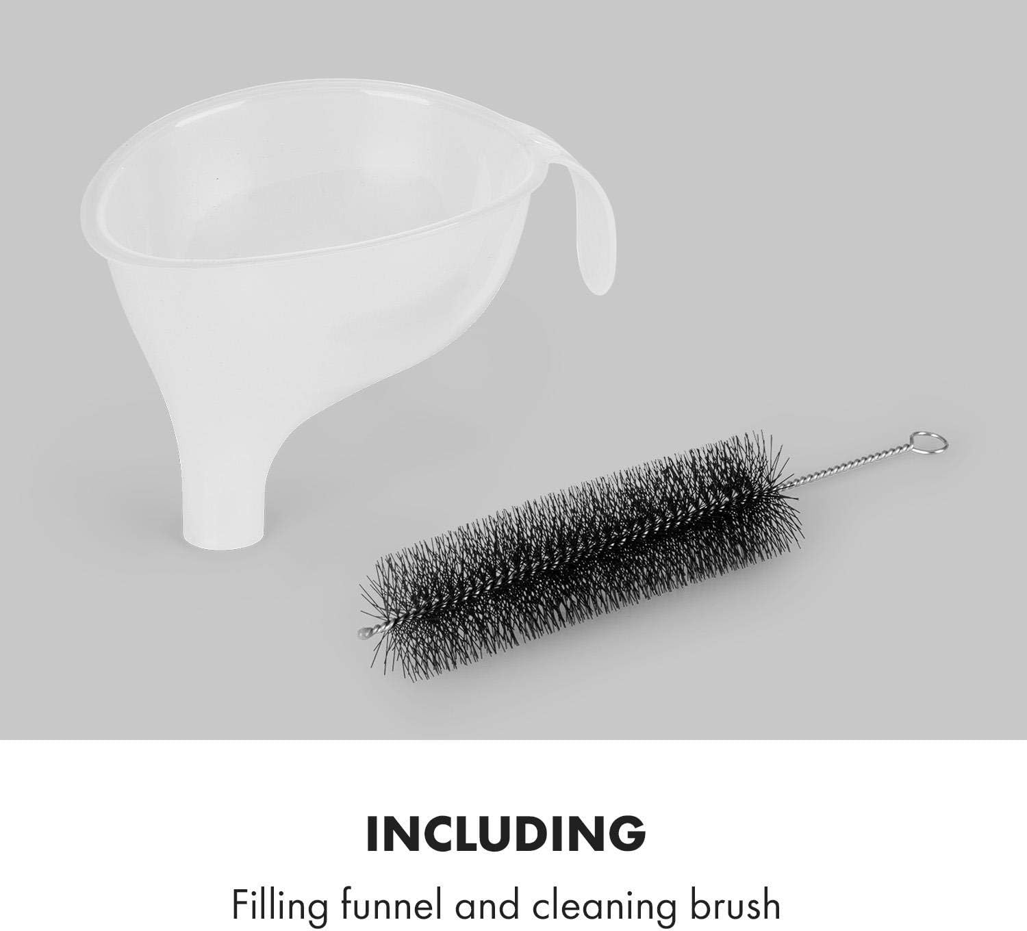 Klarstein Sweet Sundae- Ice Cream Machine, 1.5 Litres, with Self-Cooling Compressor, 200 Watts, Dispensing System, 3 Hour Auto-Cooling Function, Automatic Cleaning System, Stainless Steel