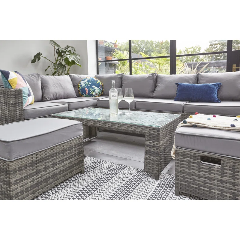 Ambrose 8 - Person Seating Group with Cushions