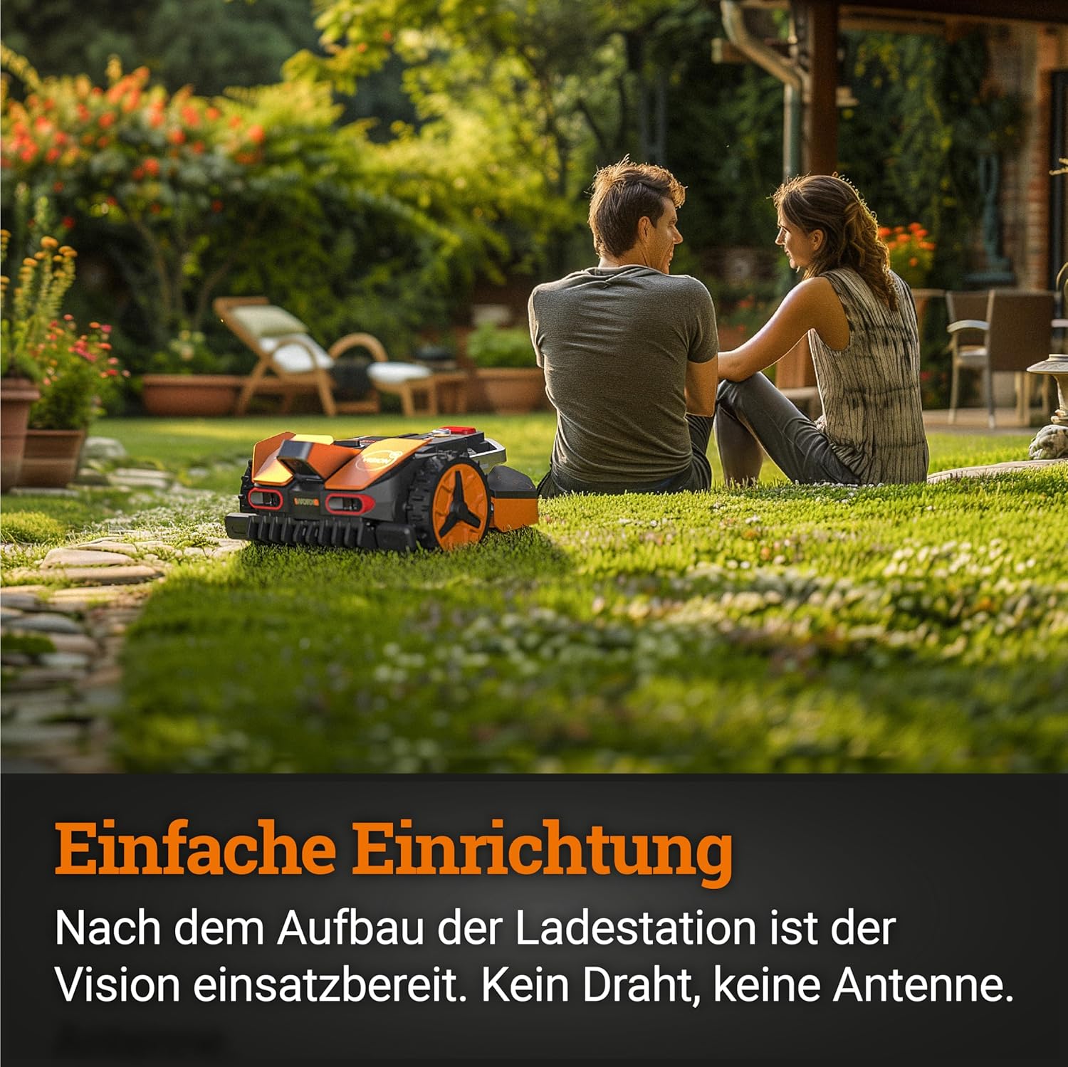 WORX Landroid Vision M600 Robotic Lawnmower WR206E.1 for Gardens up to 600 m²