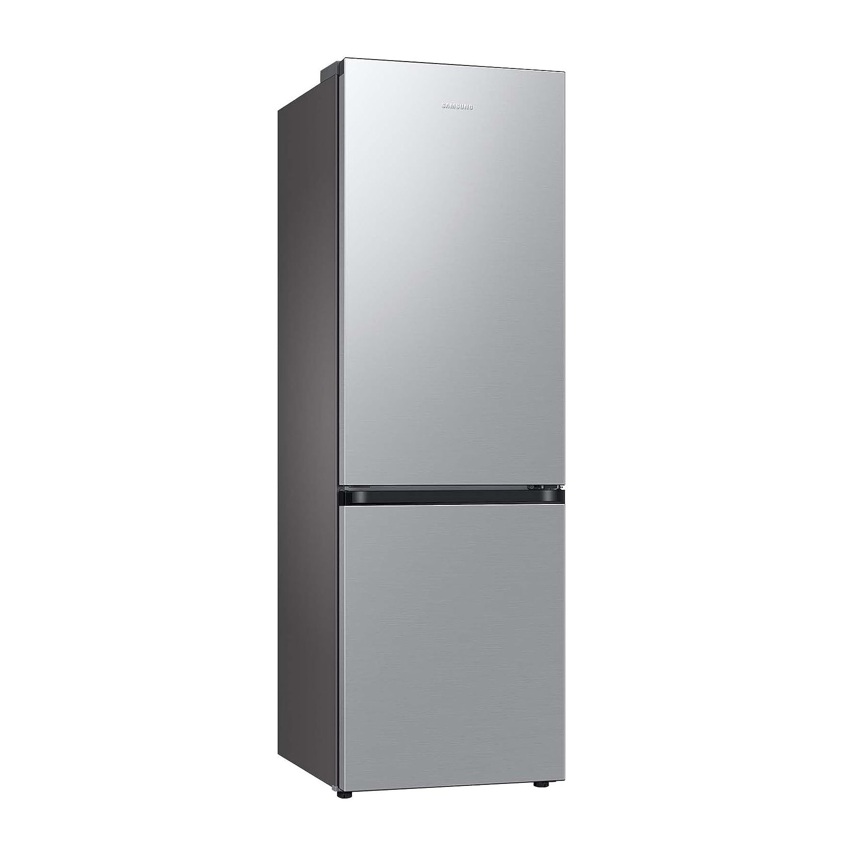 Samsung Fridge-Freezer, Fridge Freezer, 203 cm, 390 L Total Volume, 114 L Freezer, AI Energy Mode, Stainless Steel Look, RL38C600CSA/EG [Energy Class C]