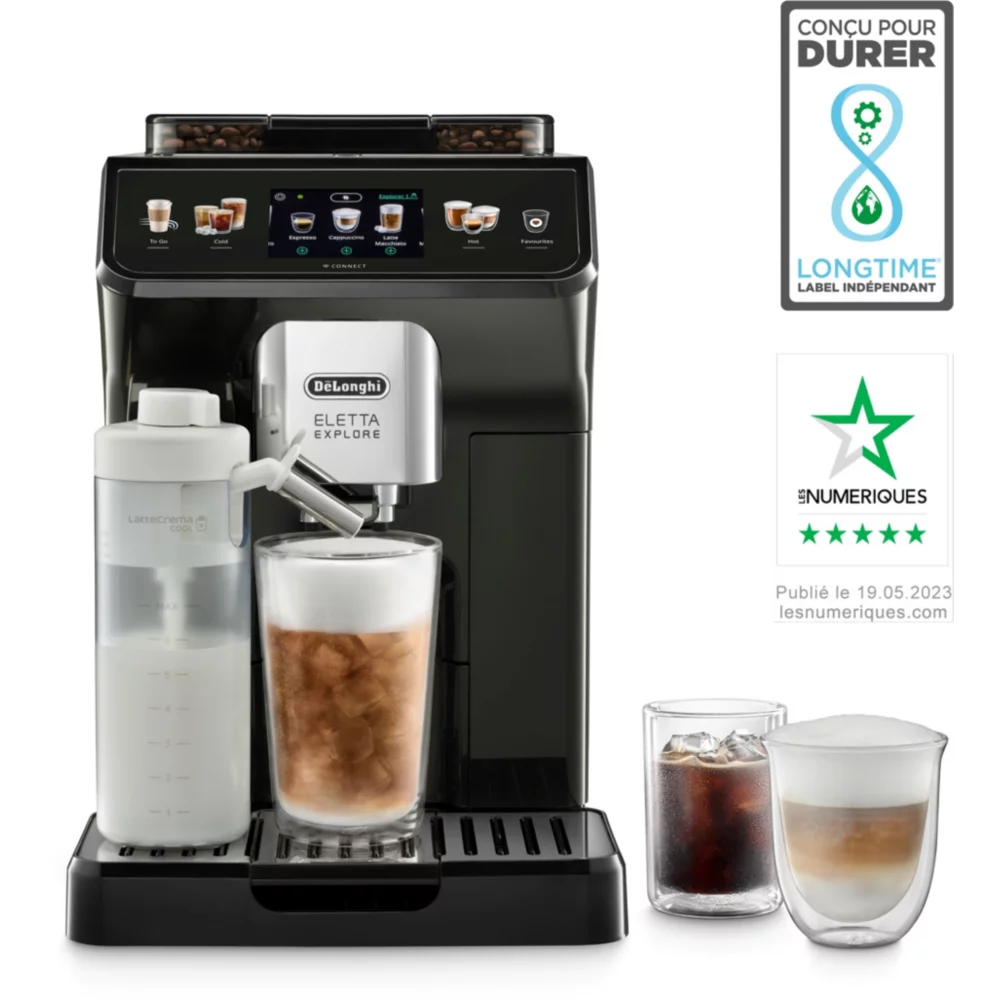 Espresso Grinder Delonghi Eletta Explore ECAM450.65.S Silver