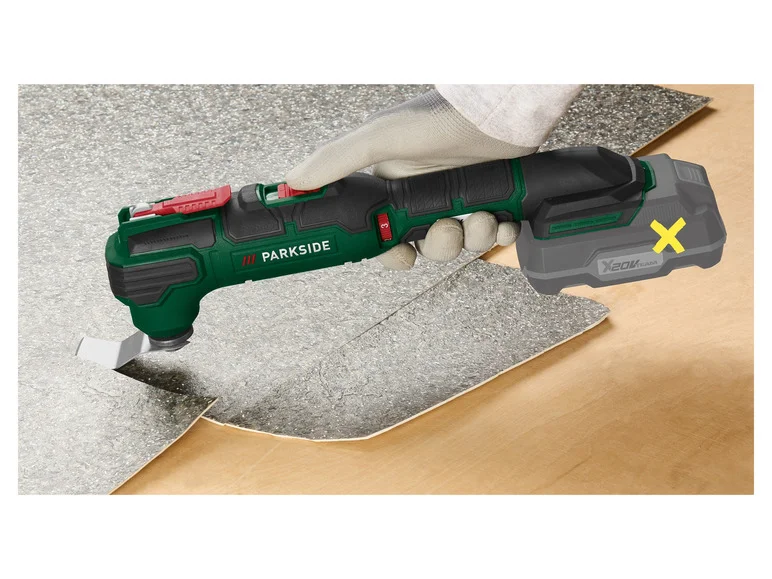 PARKSIDE Outil multifonction sans fil PAMFW 20-Li C3, 20 V