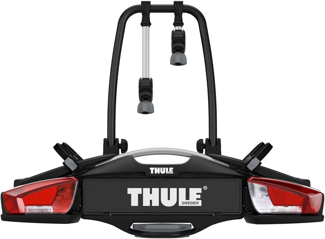Thule VeloCompact Bicycle Carrier Towing Hitch Black/Aluminium 2 Bikes