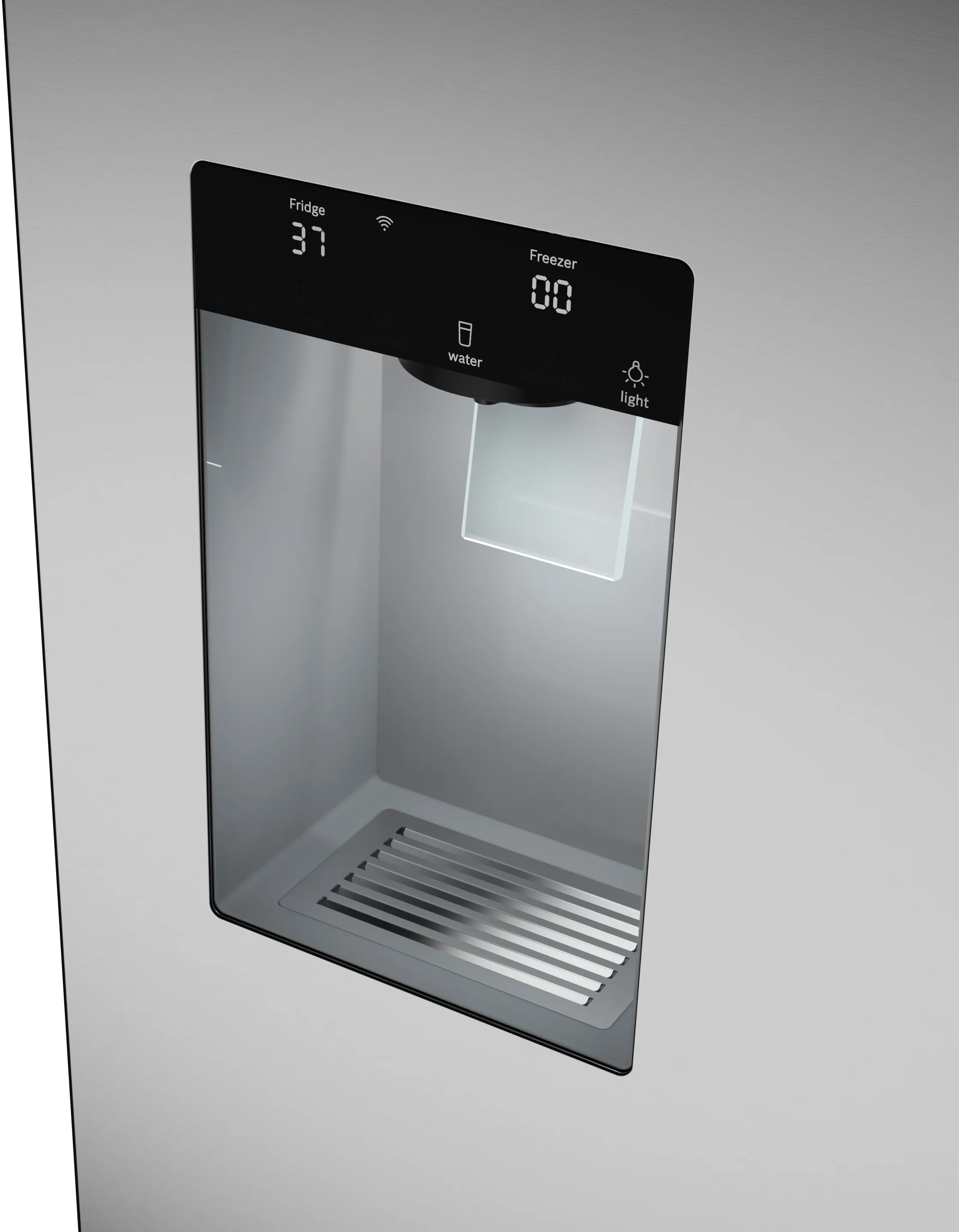 Bosch B36FD10ENS 100 Series French Door Bottom Mount Refrigerator 36'' Stainless steel (with anti-fingerprint), Total No Frost