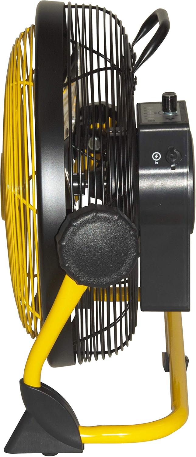 Rechargeable Indoor/Outdoor Fan with USB Port, Variable Speeds, 12