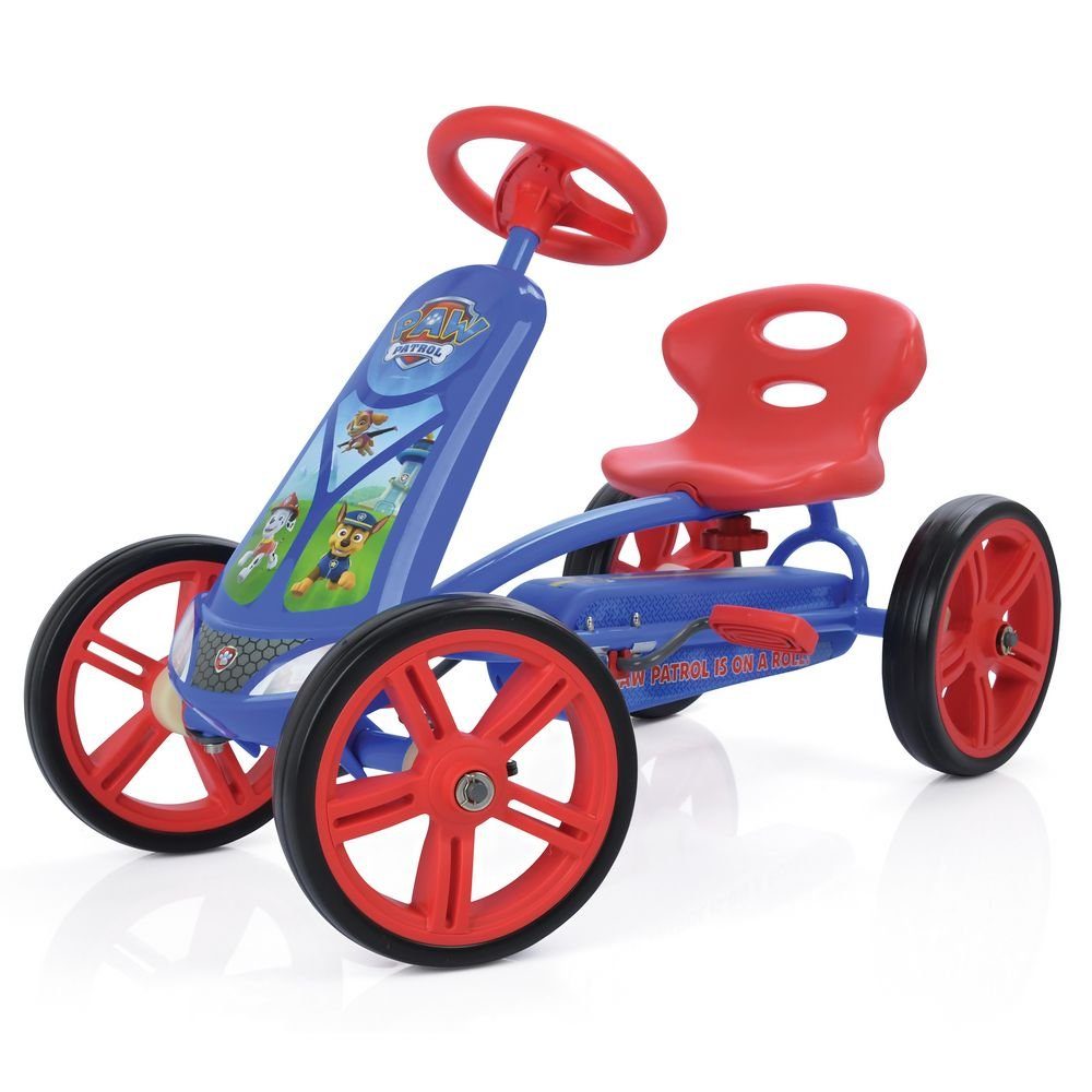 Hauck Tretfahrzeug Turbo II (2-4 Jahre) - Paw Patrol - Blue, Tretauto Pedal Go-Cart für Kinder ab 2-4 Jahre, verstellbarer Sitz