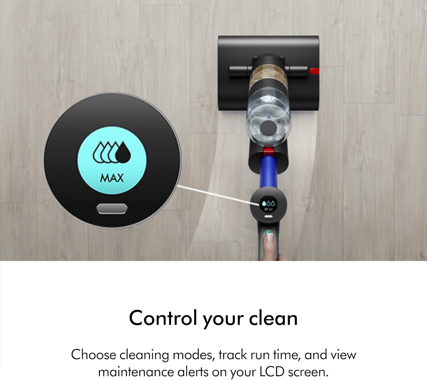 Dyson WashG1 Wet Cleaner (Matte Black/Ultra Blue)
