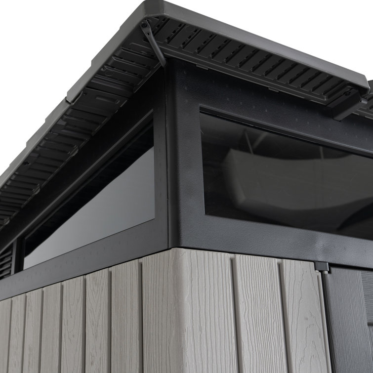 640 cm x 640 cm Geräteschuppen Merkur aus Kunststoff