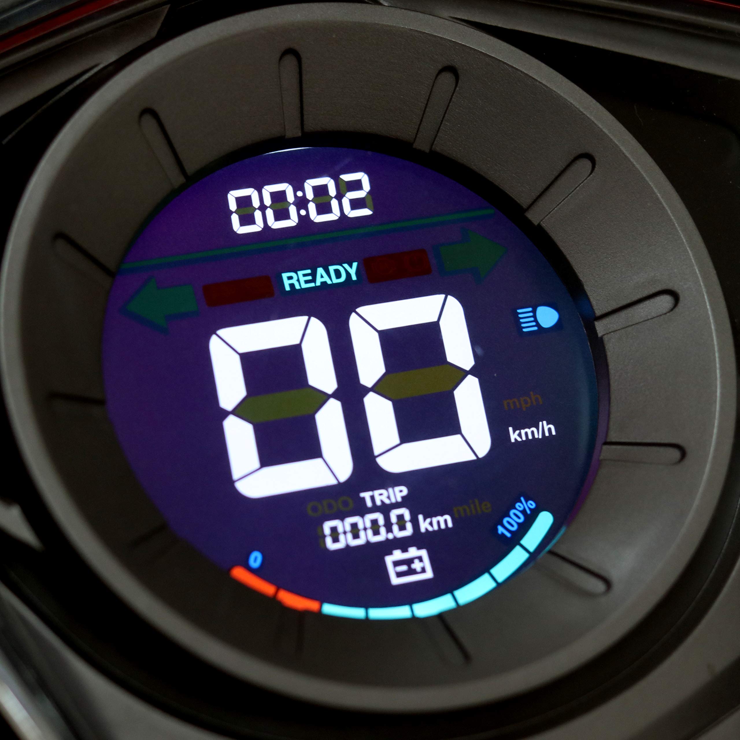 Hawk 3000 E Electric Scooter with Road Legal 45 km/h, Matte Black