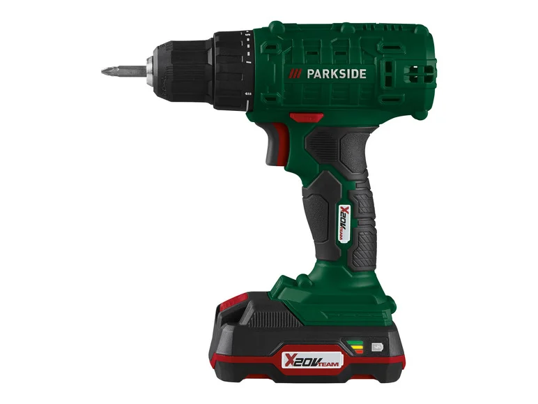 PARKSIDE Perceuse-visseuse sans fil PBSA 20, 20 V