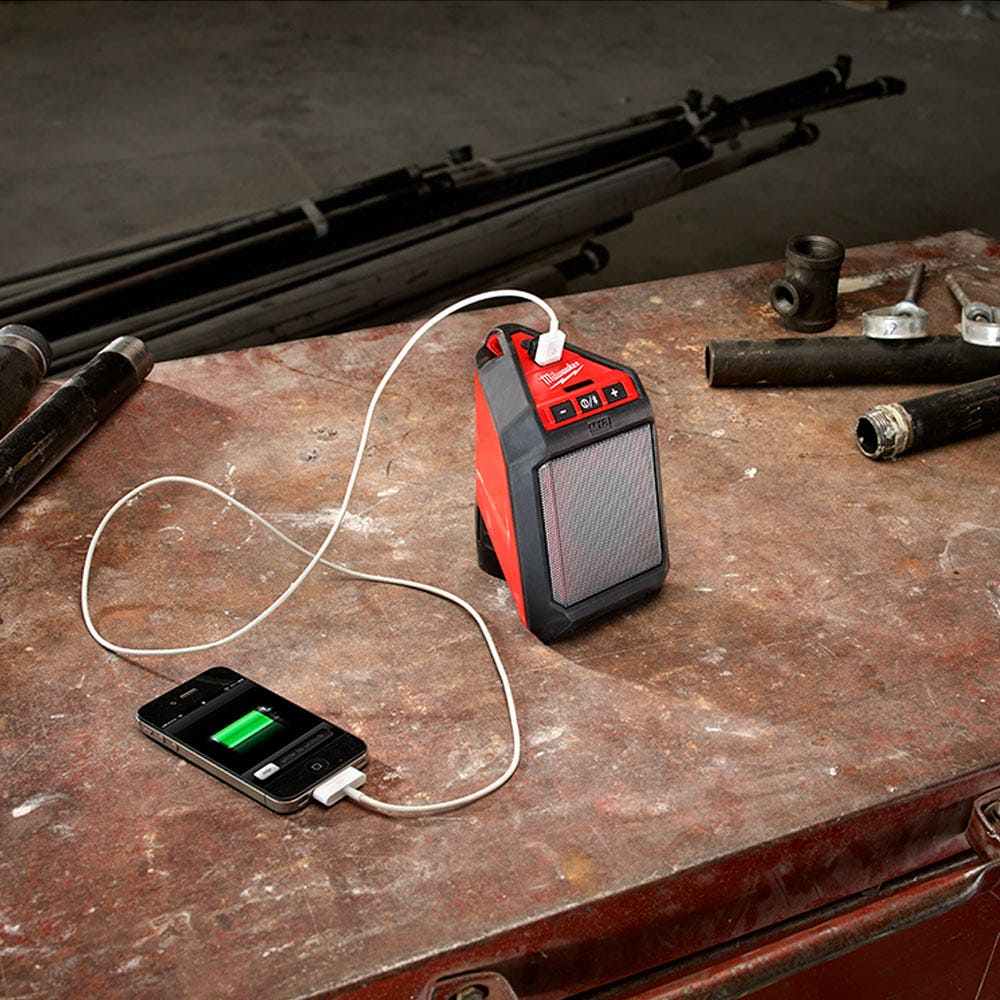 MILWAUKEE 12V Jobsite Bluetooth Speaker Skin M12JSSP-0