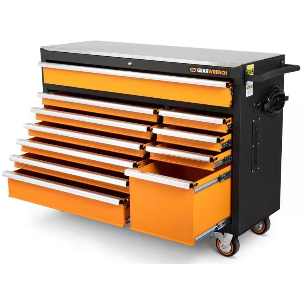 GEARWRENCH 1268 Piece Master Mechanics Tool Set in Premium Modular Foam Trays with GSX Mobile Tool Storage