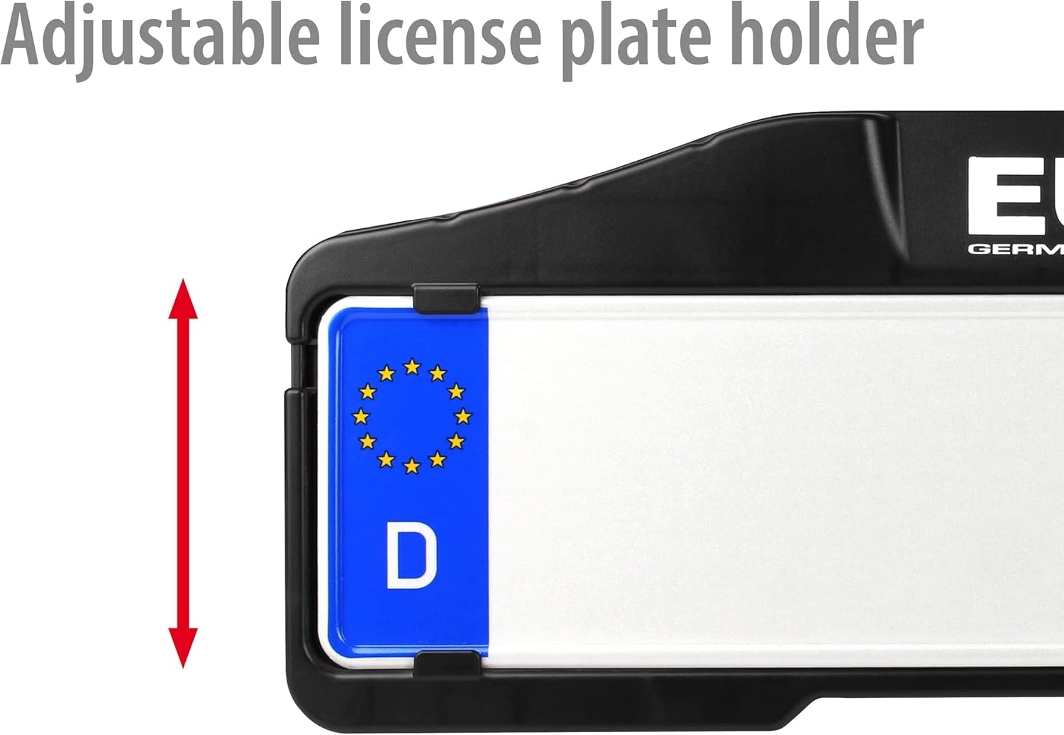EUFAB 11523 premium II rear carrier for tow bar attachment