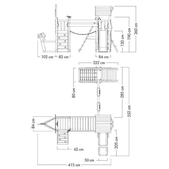 Climbing frame Wickey FreakyFlyer