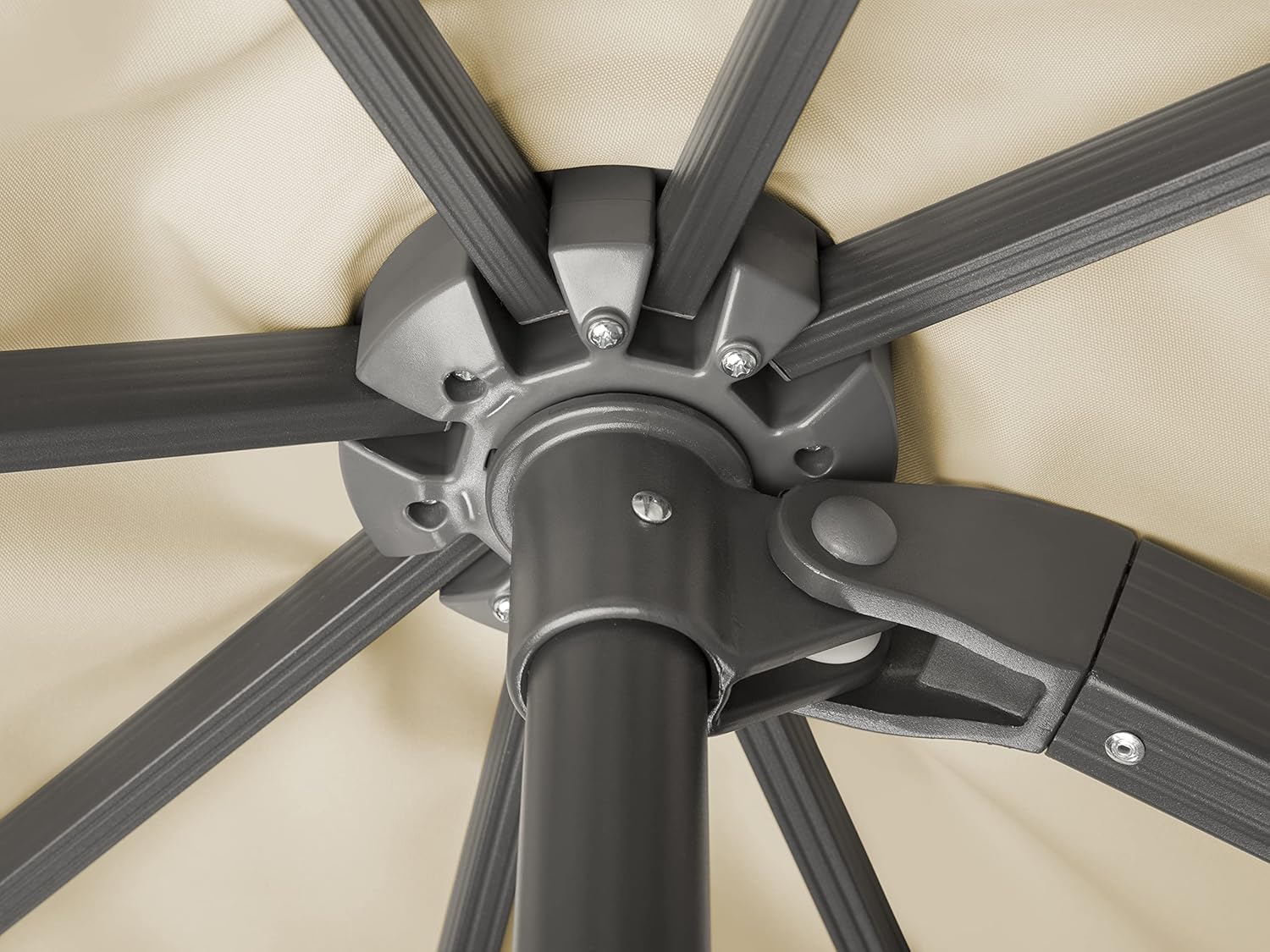 Schneider Schirme Rhodes Grande Cantilever Parasol Approx. 400 x 300 cm Natural