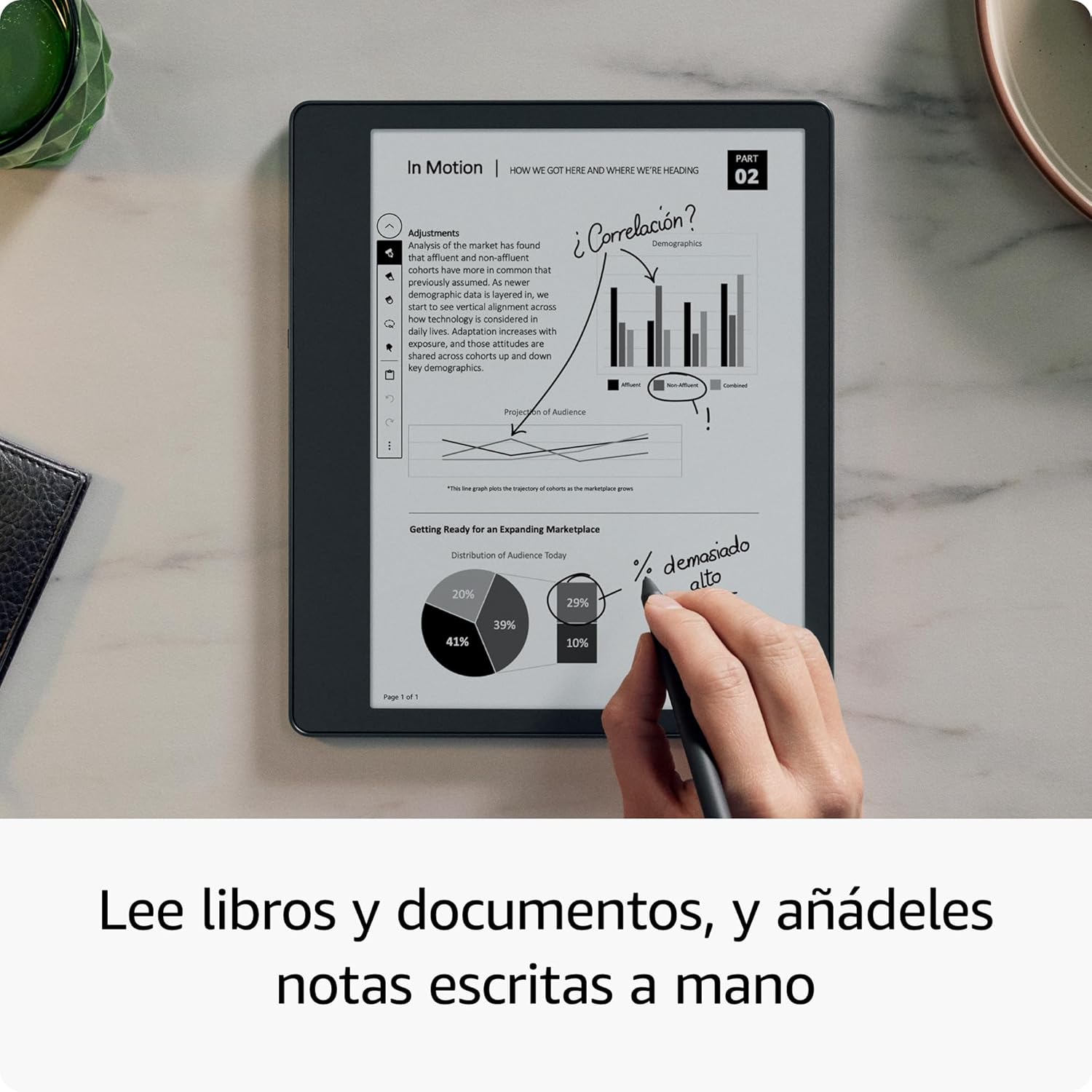 Kindle Scribe, the first Kindle to be an all-in-one digital notebook, with 16GB of storage and a 10.2