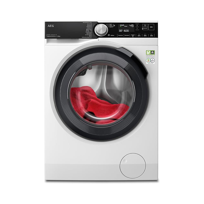 AEG LR9W80600 WiFi Washing Machine / Series 9000 with AbsoluteCare / Water Pre-Softening / Refreshing Function / 10 kg / Automatic Volume / Refill Function / Child Lock / Water Stop / 1600 rpm [Energy Class A]