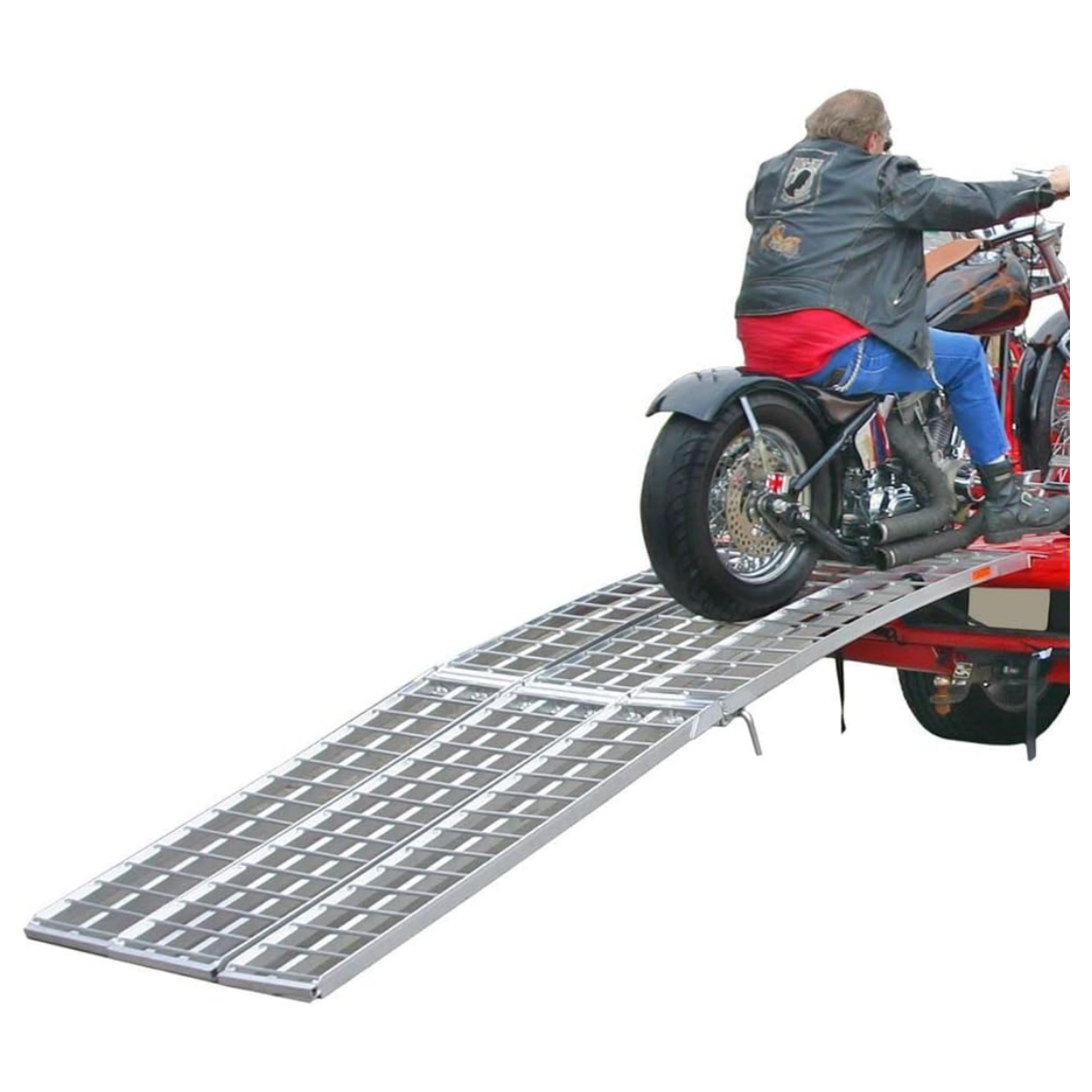 10' Folding Arched Folding Motorcycle Ramp