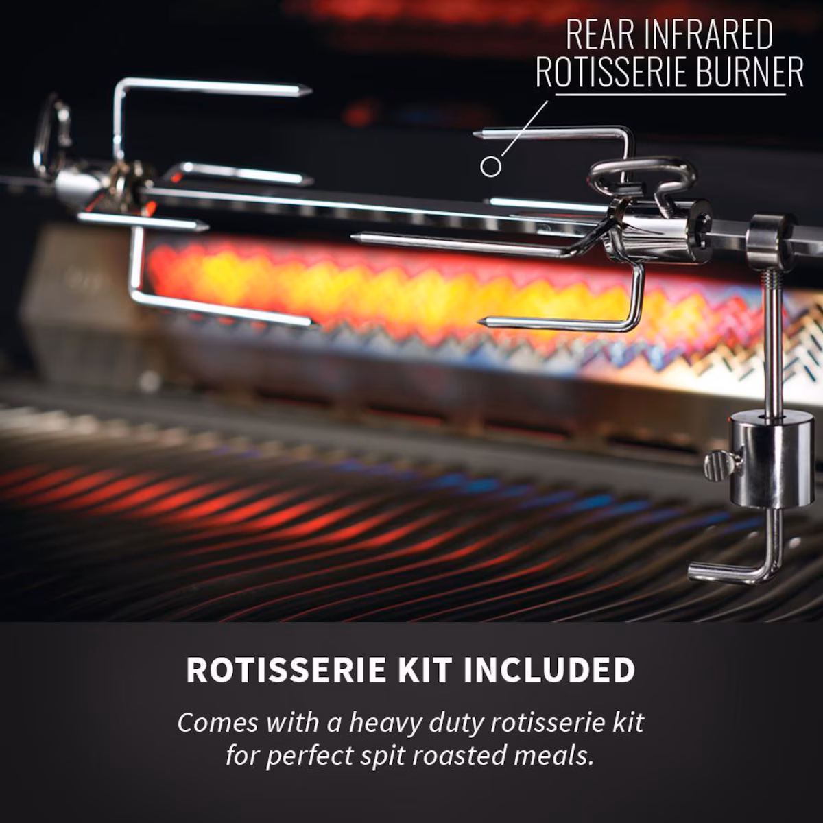 Napoleon Prestige 500 4-Burner Propane Grill w/ Rotisserie & Side Burner - P500RSIBPSS-3