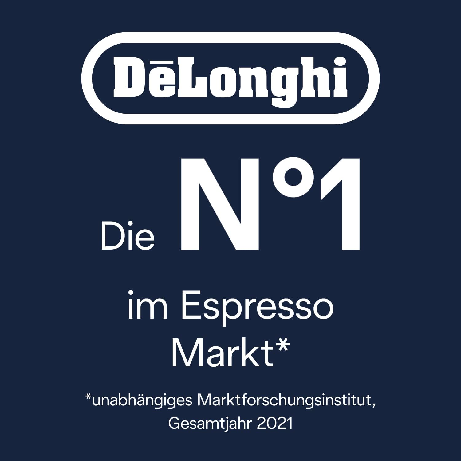 De'Longhi Magnifica S ECAM11.112.B Fully Automatic Coffee Machine with Milk Frothing Nozzle for Cappuccino with Espresso Direct Selection Buttons and Rotary Control 2 Cup Function Black