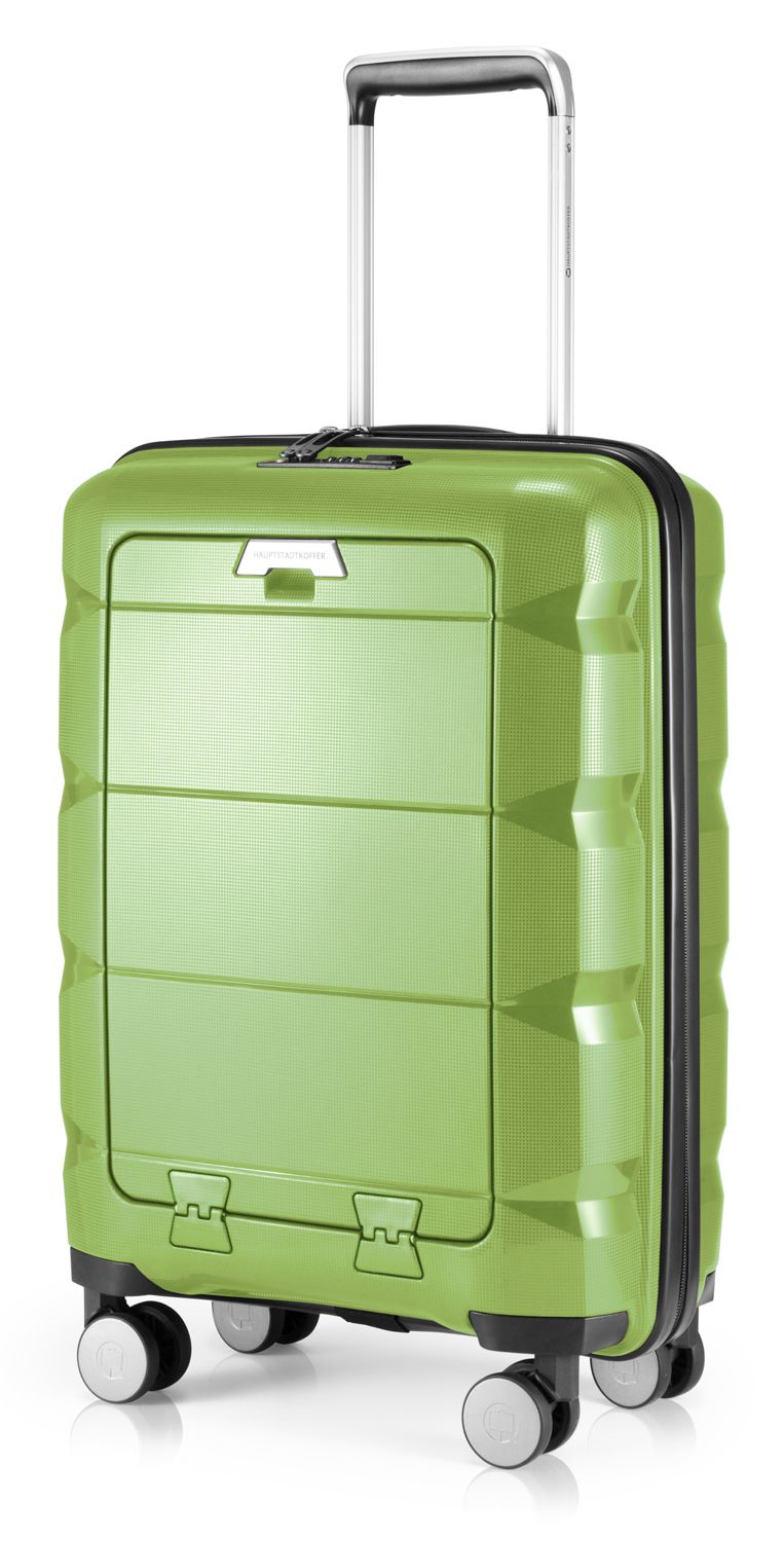 Britz - hand luggage hard case trolley, TSA, 55 cm, 34 liters dark green