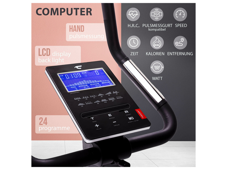 Christopeit Ergometer ET 6 inkl. Pulsmessgurt