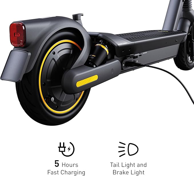 Segway Ninebot MAX Foldable Electric Scooter, Power by 350W/450W Motor, Long Miles Range, 18.6/22 mph, Dual Suspension (MAX G2 Only), Commuter Scooter for Adults, UL-2271 2272 Certified