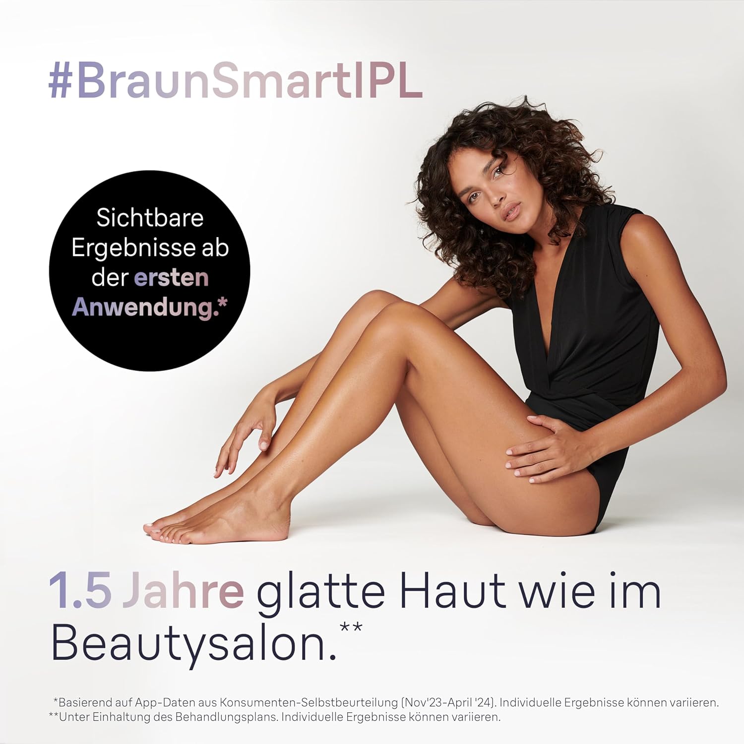 Braun Smart IPL 7 Skin i·expert, Free App, Women's Hair Removal Device, Visible Hair Removal, Designed in Germany, 4 Attachments, Venus Razor, Alternative to Laser Hair Removal, PL7387