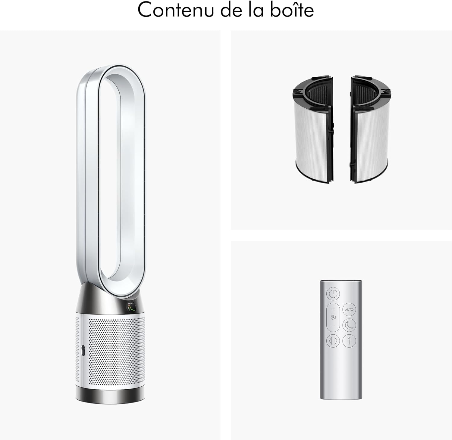Dyson Purifier Cool PC1 Powerful Fan Purifier (White/White)