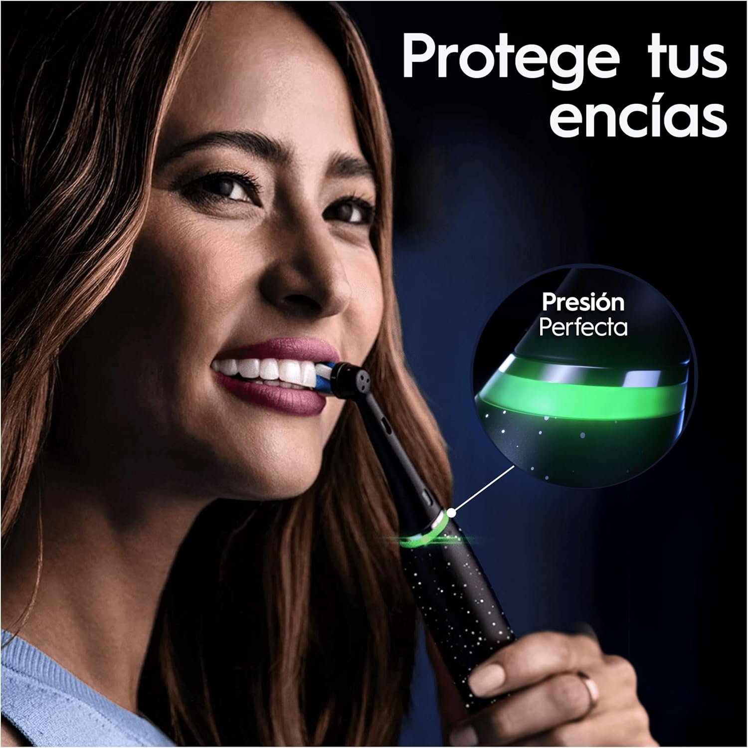 Oral-B iO 10 Electric Toothbrush with Rechargeable Handle, 3 Replacement Heads and Travel Case with Charger, Designed by Braun, Original Gifts for Women and Men - Black