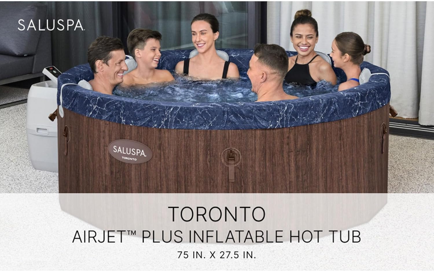 Bestway SaluSpa Toronto Smart AirJet Plus Hot Tub with