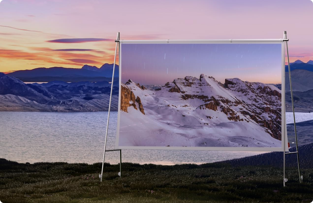 XGIMI MoGo 4 Laser & Outdoor Portable Projector Screen 70