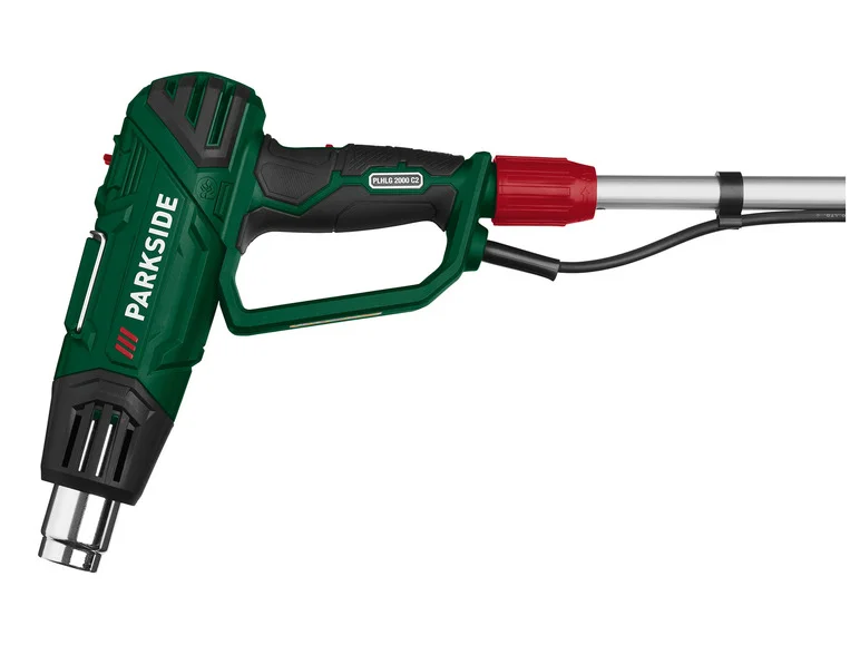 PARKSIDE Souffleur d'air chaud ou Désherbeur à long manche 2 en 1 PLHLG 2000 C2, 2000 W