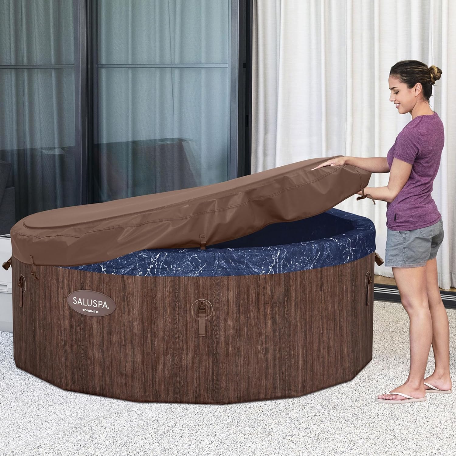 Bestway SaluSpa Toronto Smart AirJet Plus Hot Tub with