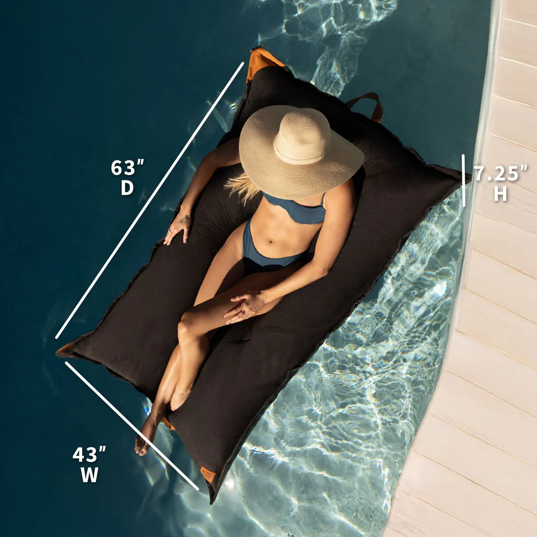 Lux Twilight™ Lagoon Lounger Pool Float, Twilight Sunbrella® Fabric