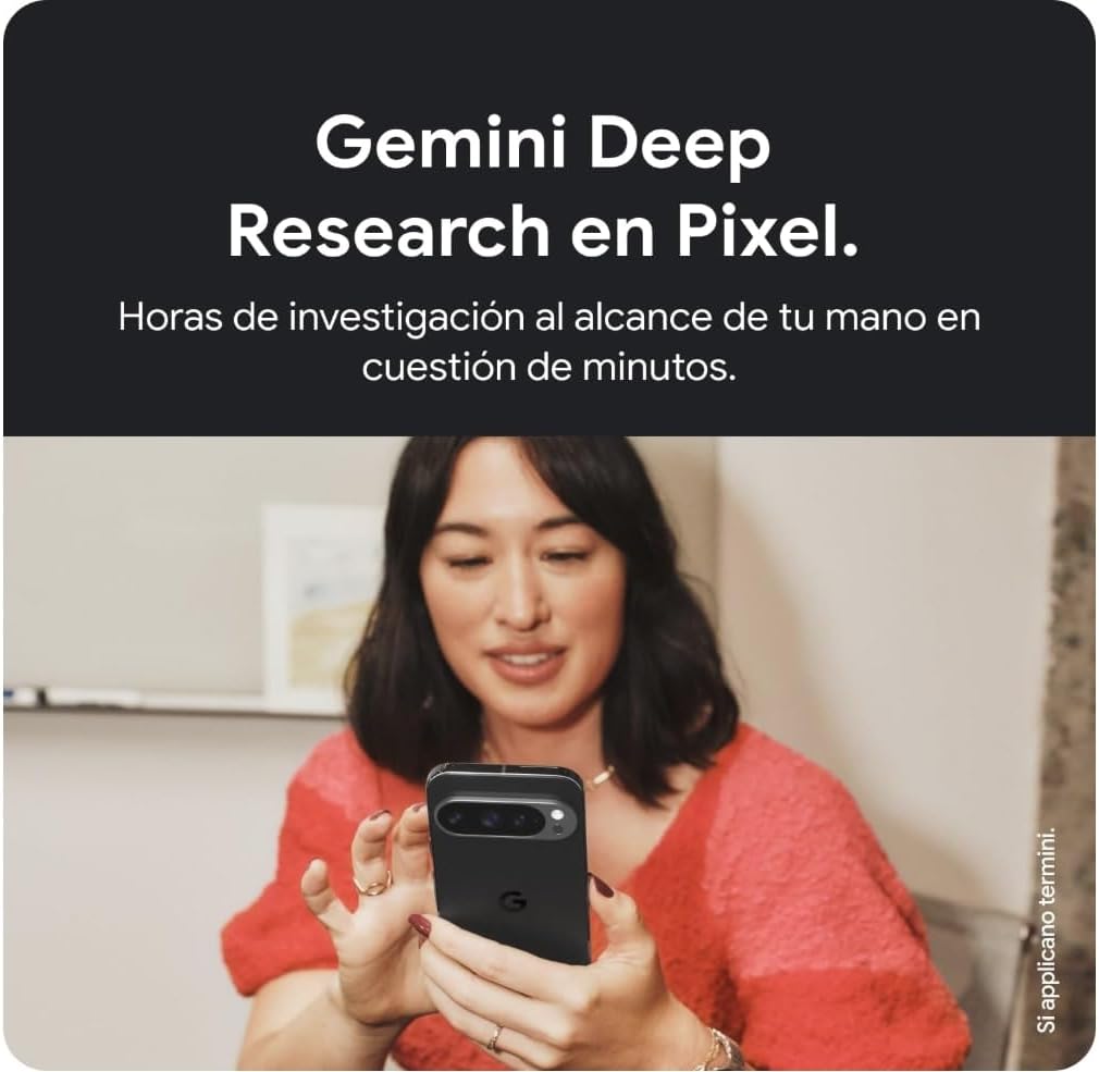 Google Pixel 9 Pro - Unlocked Android Smartphone with Gemini, Triple Rear Camera System, 24-Hour Battery Life and 6.3