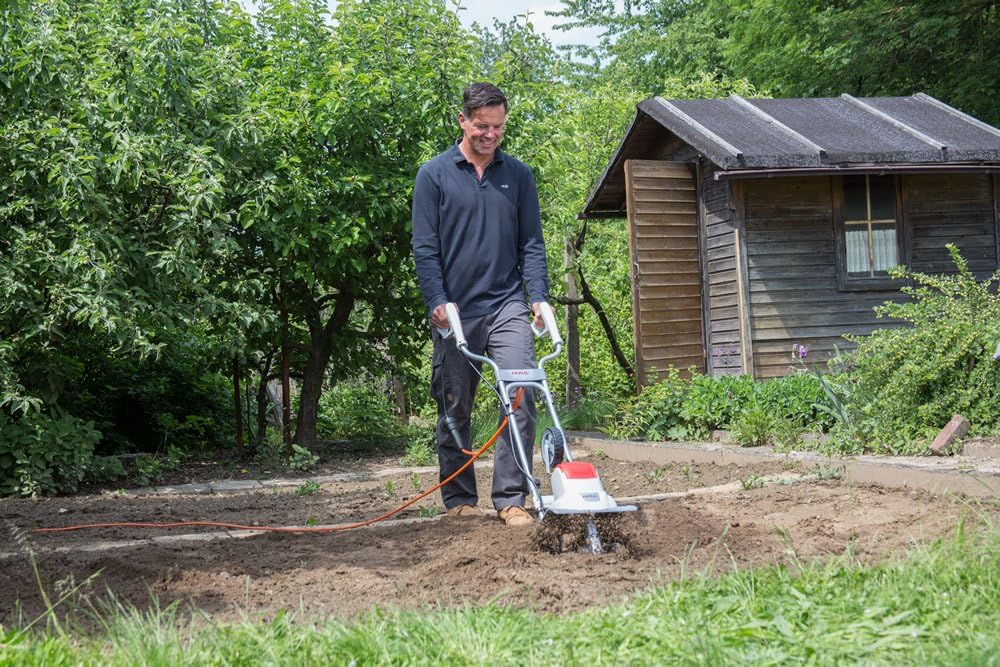 Ikra Electric tiller IEM 800 S, Working width 30cm, Depth 20cm, 800 W