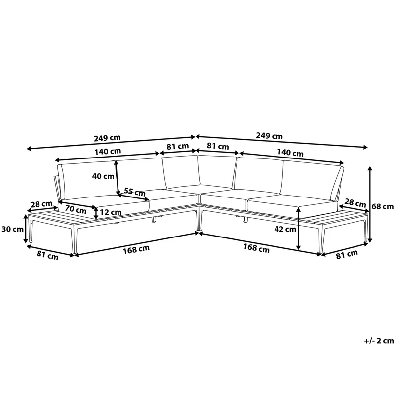Kirch Wicker 5 - Person Garden Lounge Set with Cushions