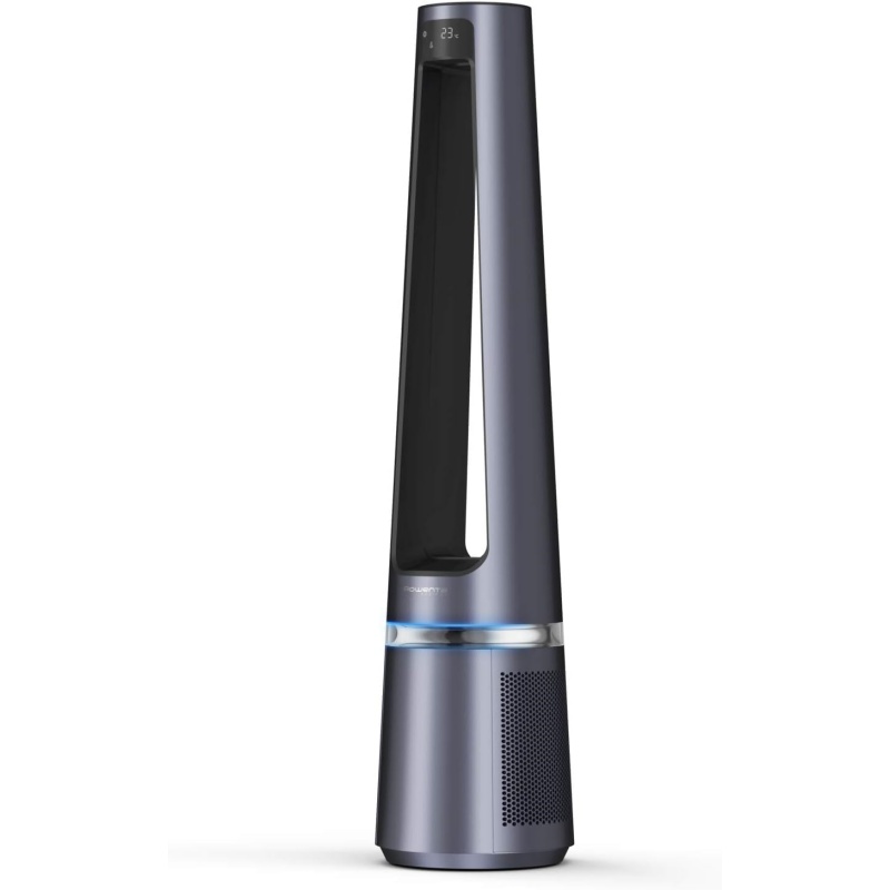 Rowenta Eclipse 2-in-1 Purifying Fan, Ventilates and filters the air, Fine particles, 32 dB (A), Powerful, Oscillation, 12 speeds, Timer, Delayed start QU5030F0
