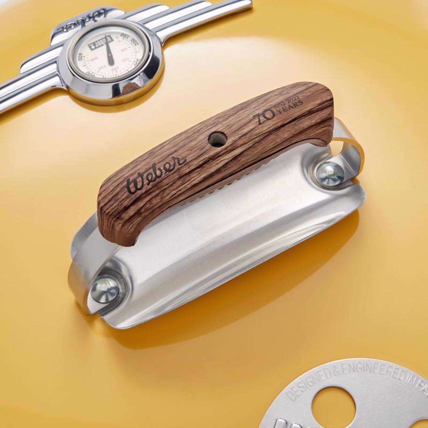 Weber 22 in. Charcoal Grill Hot Rod Yellow