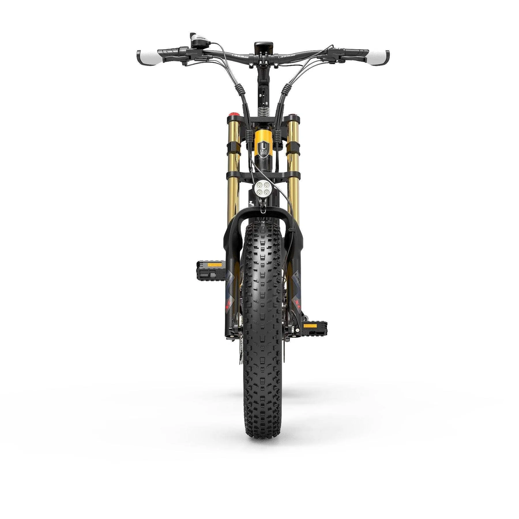 Lankeleisi X3000 Plus 1000W 20 Fatbike Dual Crown Fork Faltbares E-Mountainbike 17.5Ah