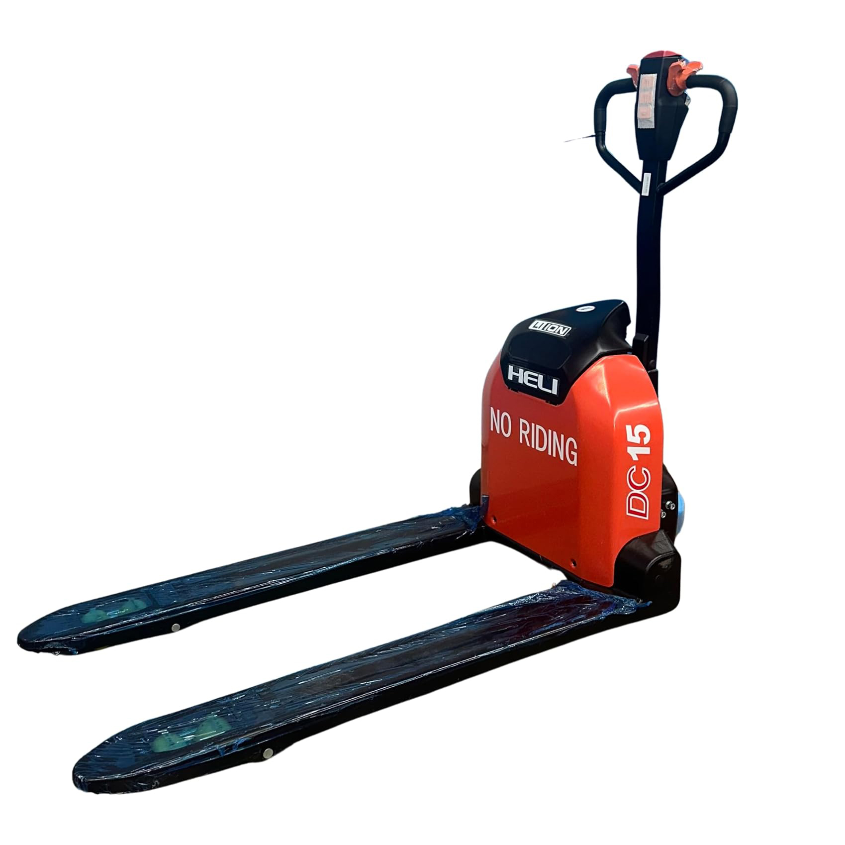 Heli Fully Electric Pallet Jack, 3,300-lbs Capacity Pallet Truck, Standard Duty 27 x 48 Forks, Lithium Battery Truck Motorized Lift Trucks